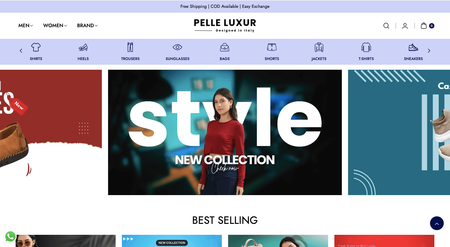 PelleLuxur — Premium Leather Fashion & Accessories Store