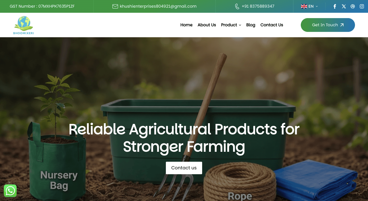 Bhoomi Xeri — Construction Equipment & Concrete Mixer Solutions