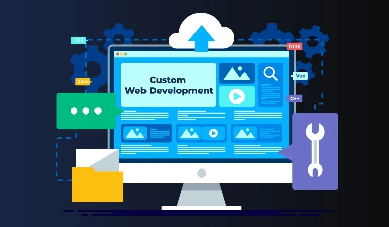 Custom Website Development in Delhi creating scalable, SEO-friendly, and high-performance websites for businesses