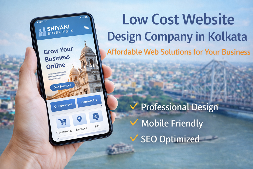 No.1 Low Cost Website Design Company in Kolkata: Affordable Digital Growth Starts Here