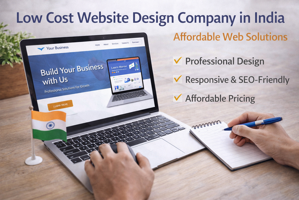 Top 10 Low cost website designer company in india​