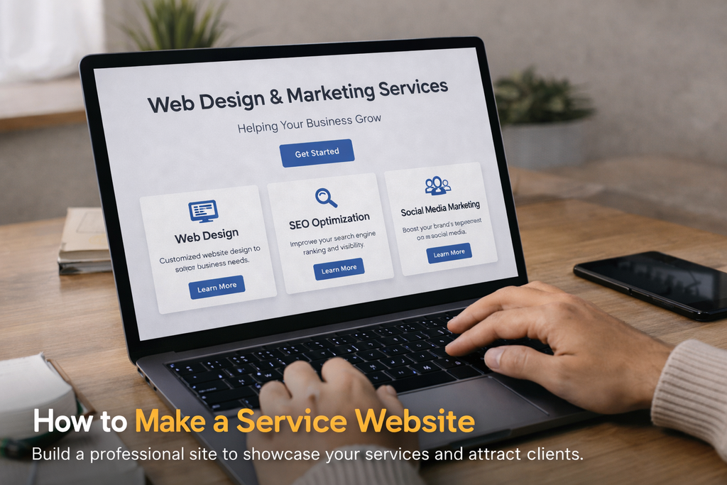 Top 6 Best Guide How to Make a Service Website