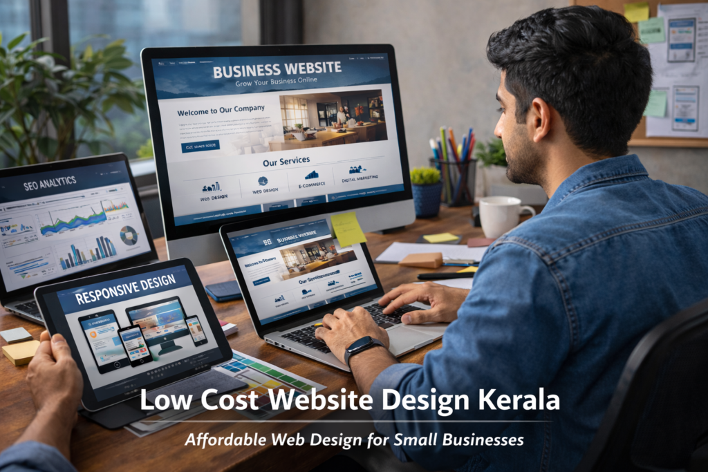 Low Cost Website Design Kerala – Affordable Websites for Growing Businesses