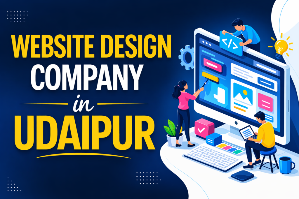 website design company in Udaipur creating modern, responsive, and SEO-friendly websites for businesses
