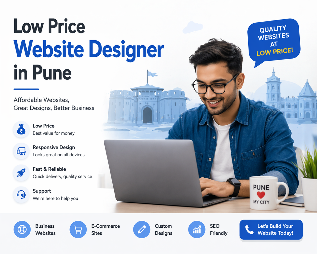No.1 Low Price Website Designer in Pune