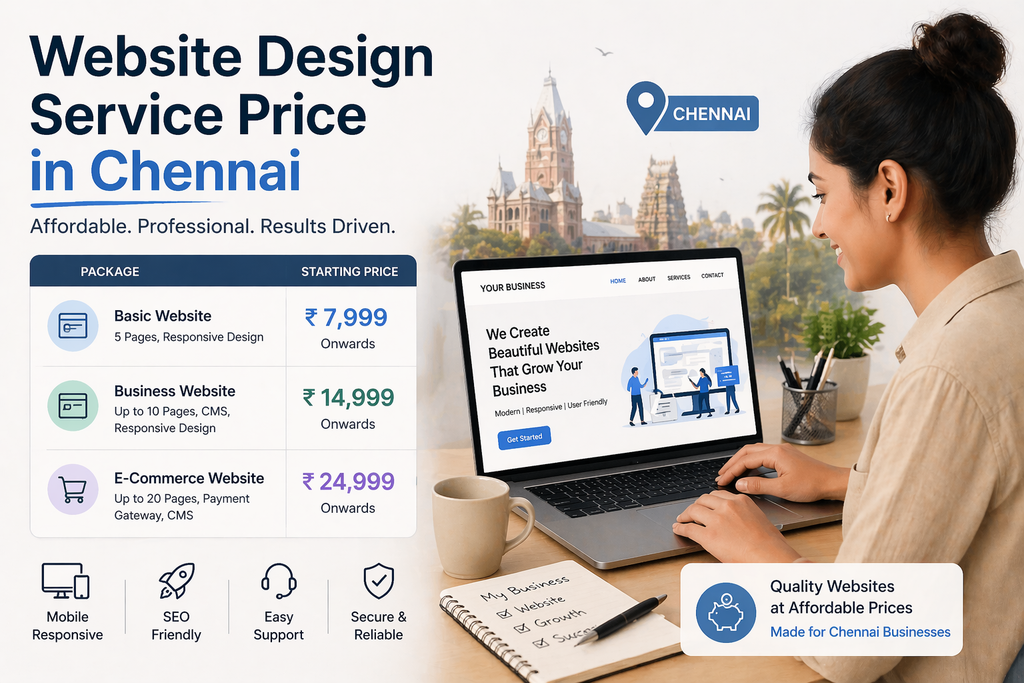 Website Design Service Price in Chennai