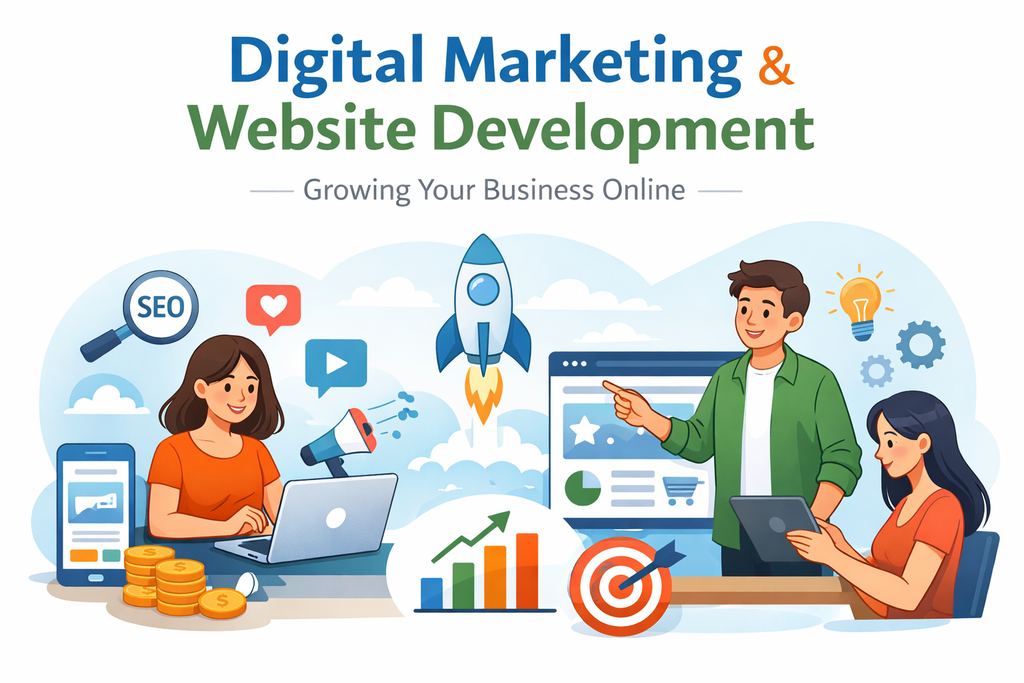 Digital Marketing and Website Development: The Foundation of Modern Business Growth