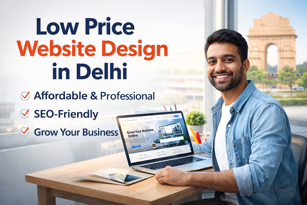 Low Price Website Design in Delhi: Affordable Solutions That Actually Grow Your Business