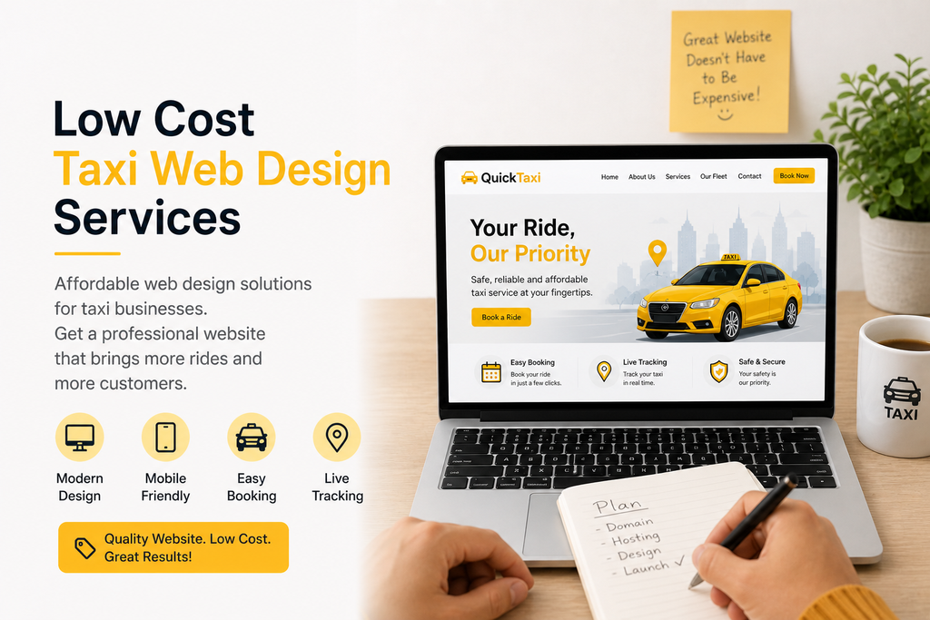 No.1 Low Cost Taxi Web Design Services