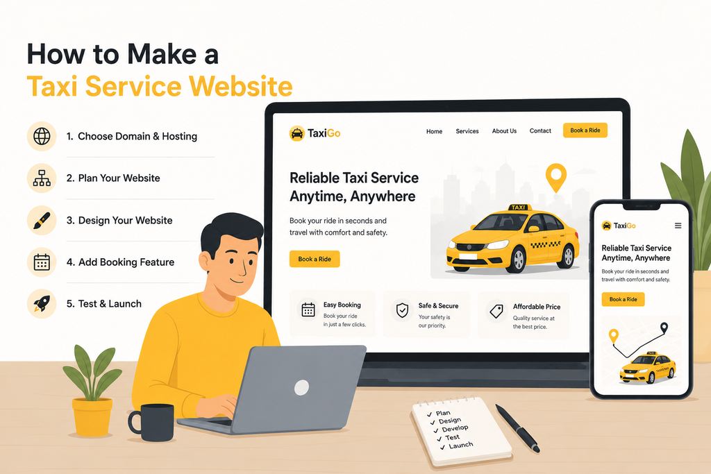 How to Make a Taxi Service Website That Actually Brings You Bookings