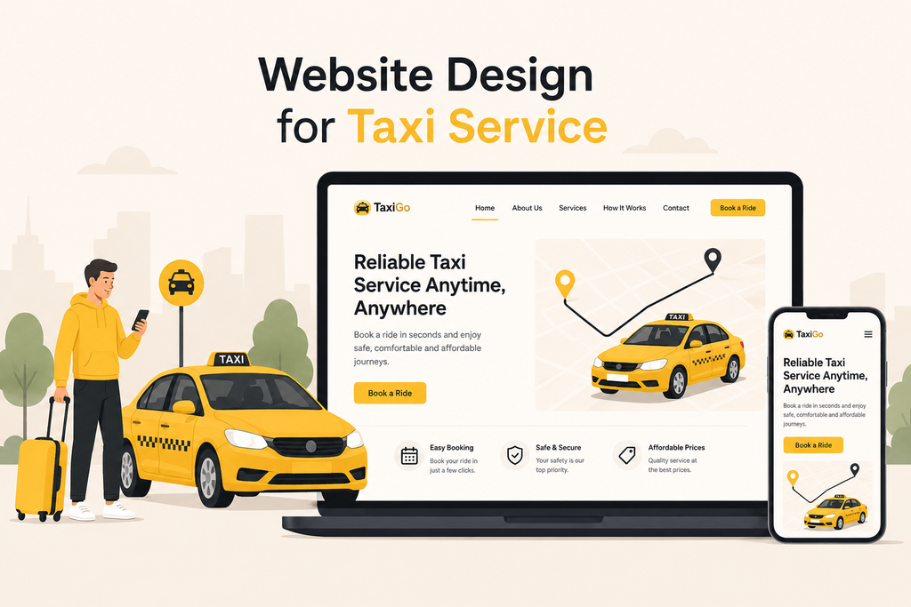 No1 Website Design for Taxi Service: How to Build a Site That Actually Brings Bookings