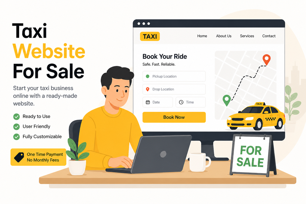 Taxi Website for Sale: The Fast Track to Launching a Ride Business